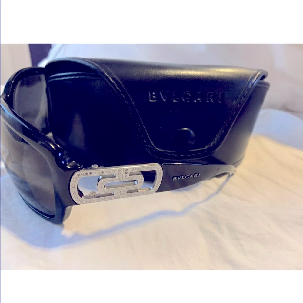 BVLGARI Oversized BV8022B RHINESTONES  Sunglasses